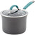 Rachael Ray Cucina Hard Anodized Nonstick Sauce Pan/Saucepan with Lid, 3 Quart, Blue - The Finished Room