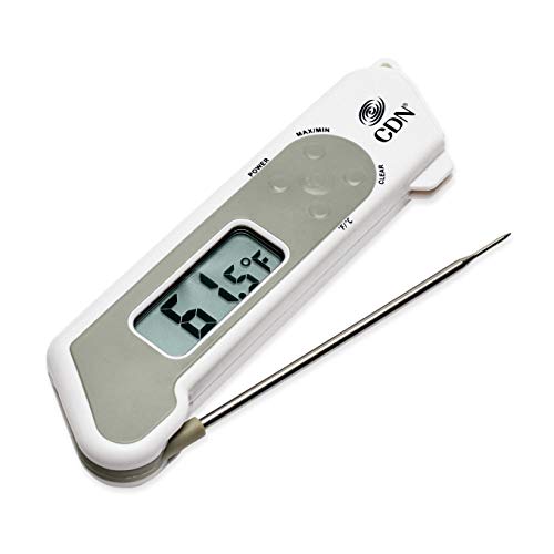 CDN TCT572-W ProAccurate Digital Instant Read Folding Thermocouple Cooking Thermometer-NSF Certified White - The Finished Room