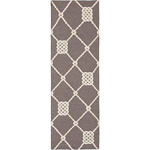 Surya Frontier FT-199 Flatweave Hand Woven 100% Wool Desert Sand 2&#39;6&quot; x 8&#39; Global Runner - The Finished Room