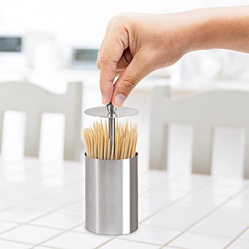 Oggi Retractable Toothpick Holder with Rubber Base - The Finished Room