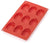 Lekue 9 Cavities Madeleines Multi Cavity Baking Mold, Red - The Finished Room