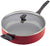 Farberware Dishwasher Safe Nonstick Jumbo Cooker/Saute Pan with Helper Handle - 6 Quart, Red - The Finished Room