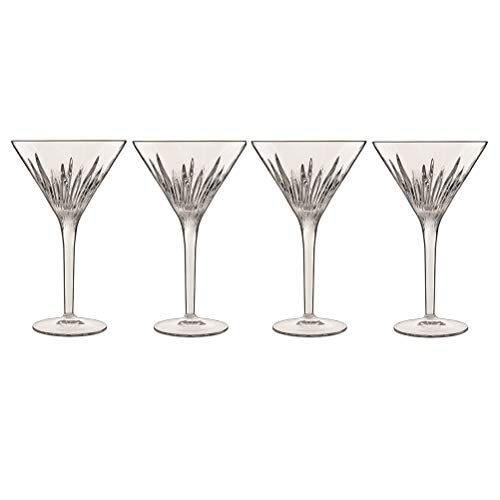 Luigi Bormioli Mixology 7.25 oz Martini Glasses, Set of 4, Clear - The Finished Room