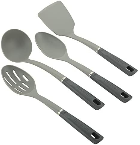 Circulon Solutions 4-Piece Nylon Tool Set, Oyster Gray - The Finished Room