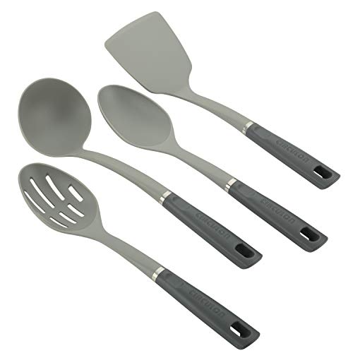 Circulon Solutions 4-Piece Nylon Tool Set, Oyster Gray - The Finished Room