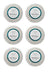 Tuscan Soul Convivio Pleated Soaps - Set of 6, 35 Gram Soaps - The Finished Room