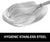 Oggi Stainless Steel Spoon Rest, 5.25 inch by 3.5 inch - The Finished Room