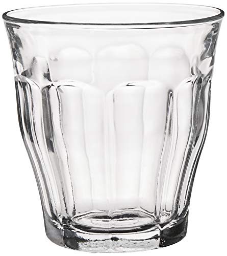 Duralex Made In France Picardie Clear Tumbler, Set of 6, 10-1/2-Ounce - The Finished Room