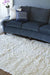 Surya ASH1300-1616 Ashton 18" Square Sample Ultra Plush Rug, Ivory - The Finished Room