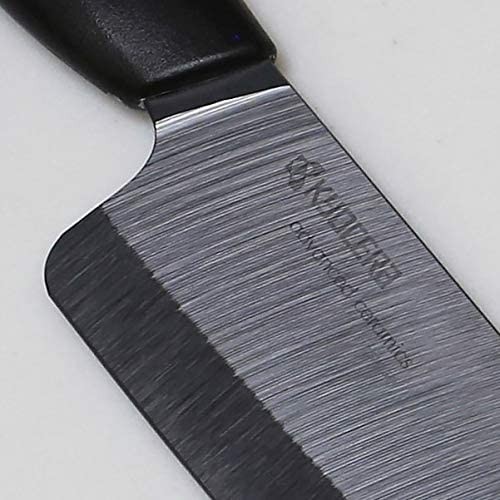 Kyocera Advanced Ceramic Revolution Series 5-inch Slicing Knife, Black Handle, Black Blade - The Finished Room