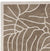 Surya Studio Contemporary Hand Tufted 100% New Zealand Wool Safari Tan 8' Square Graphic Novelty Area Rug - The Finished Room