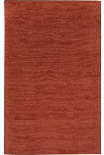 Surya Mystique M-332 Transitional Hand Loomed 100% Wool Paprika 3'3" x 5'3" Area Rug - The Finished Room