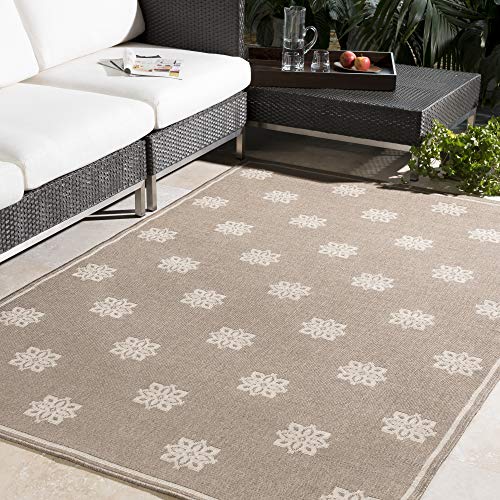 Artistic Weavers Machine Made Traditional Area Rug, 8-Feet 9-Inch, Taupe/Beige - The Finished Room