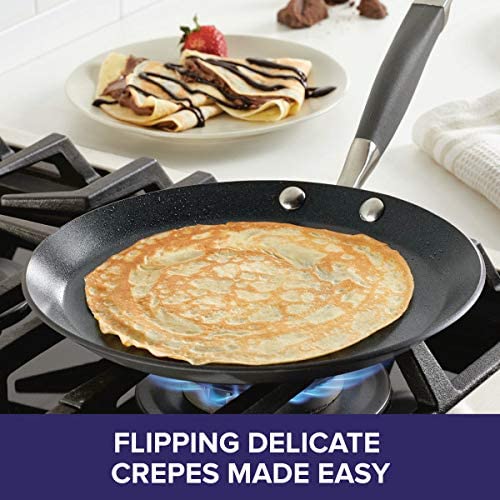 Anolon Advanced Home Hard-Anodized Nonstick Crepe Pan, 9.5-Inch, Moonstone - The Finished Room