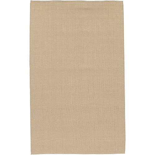 Surya Jute Woven Natural Fiber Hand Woven 100% Natural Jute Fawn 5&#39; x 8&#39; Area Rug - The Finished Room