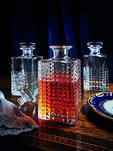 Luigi Bormioli Mixology 5-Piece Elixir Decanter &amp; Glasses Set, 0, Clear - The Finished Room