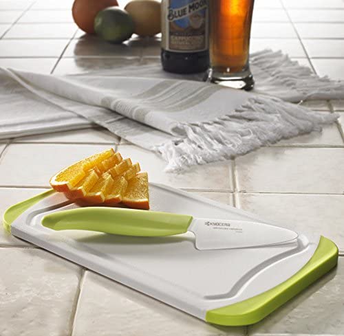 Kyocera Revolution cutting board set, 11&quot; x 5.5&quot;, Green - The Finished Room