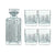 Luigi Bormioli Mixology 5-Piece Elixir Decanter & Glasses Set, 0, Clear - The Finished Room