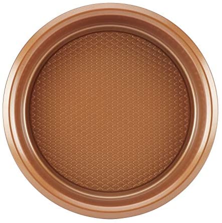 Ayesha Curry Nonstick Bakeware Baking Pan / Nonstick Cake Pan, Round - 9 Inch, Brown - The Finished Room