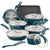 Rachael Ray Create Delicious Nonstick Cookware Pots and Pans Set, 13 Piece, Teal Shimmer - The Finished Room