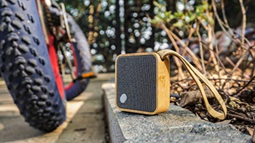 Gingko Mi Square Pocket Bluetooth Speaker 3&quot; x 3&quot; Portable Bamboo - The Finished Room