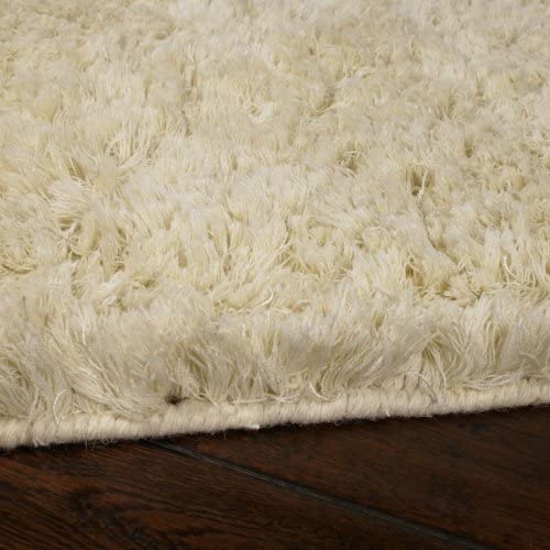Surya Shag Rectangle Area Rug 8&#39;x10&#39;6&quot; Ivory Ashton Collection - The Finished Room
