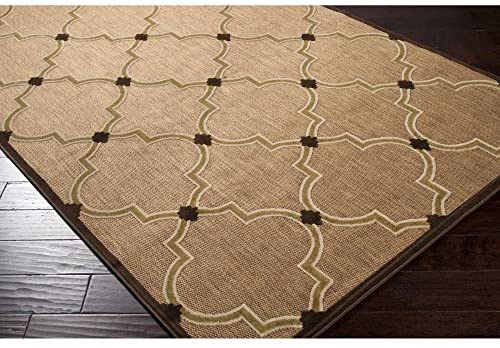 Serrano Brown and Beige Indoor / Outdoor Area Rug 5&#39; x 7&#39;6 - The Finished Room