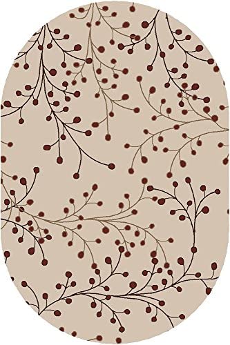 Surya Athena Hand Tufted Transitional Rug, 5-Feet by 8-Feet, Cream - The Finished Room