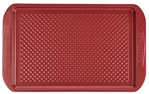 Farberware Nonstick Bakeware Set with Nonstick Cookie Sheet / Baking Sheet, Baking Pan and Cake Pans - 4 Piece, Red - The Finished Room