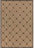 Serrano Brown and Beige Indoor / Outdoor Area Rug 7'10" x 10'8 - The Finished Room