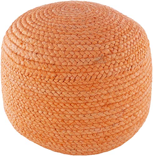 Artistic Weavers 100-Percent Jute Pouf, 20-Inch by 20-Inch by 14-Inch, Teal - The Finished Room