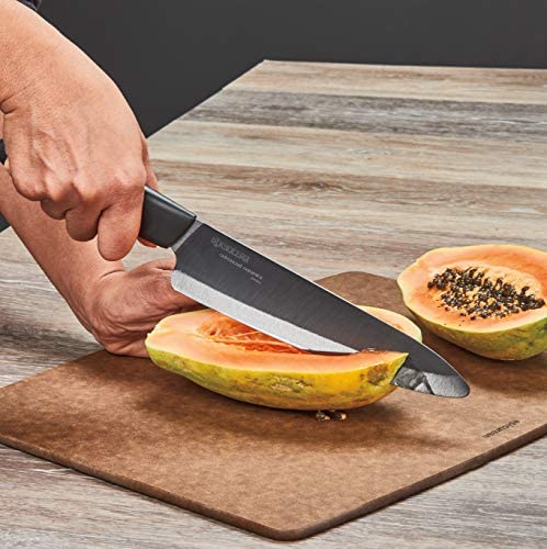 Kyocera Revolution Kitchen Knife Block Set, Blade Sizes: 7-inch, 5.5-inch, 4.5-inch, 3-inch, Black - The Finished Room