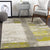 Albertha Gray, Olive Green and White Modern Area Rug 5'2" x 7'6" - The Finished Room