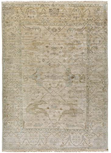 Surya Antique ATQ-1000 Hand Knotted New Zealand Wool Classic Area Rug, 8-Feet by 11-Feet - The Finished Room