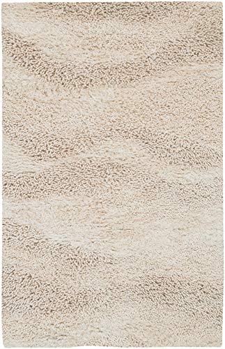 Surya BRK3300-58 Berkley 5' x 8' Plush Plush Rug, Papyrus - The Finished Room