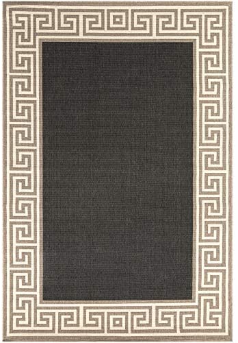 Artistic Weavers Machine Made Casual Area Rug, 8-Feet 9-Inch by 12-Feet 9-Inch, Navy/Taupe/Beige - The Finished Room