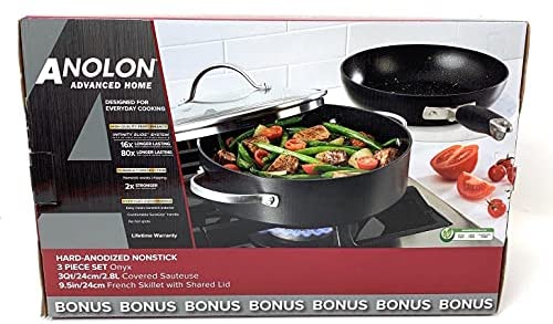 Anolon Advanced Home 3 Piece Cookware Set - The Finished Room