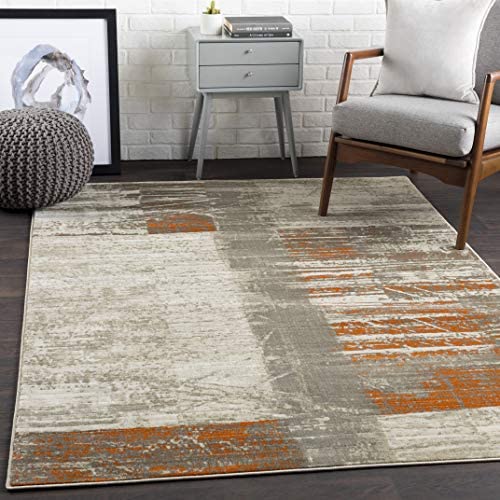 Albertha Gray Modern Area Rug 7'6" x 10'6" - The Finished Room