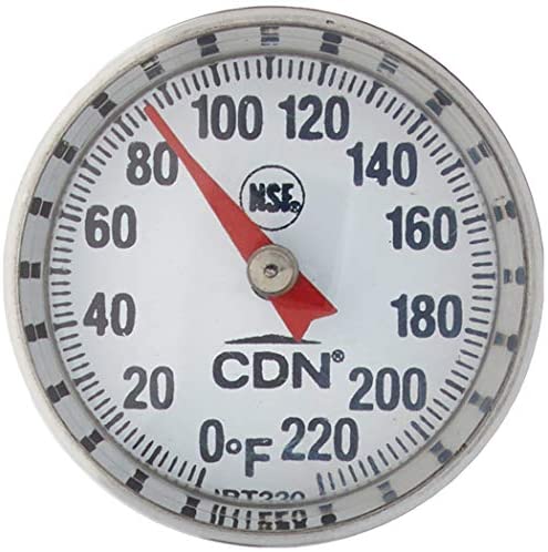 CDN Cooking Thermometer, 1-inch/2.5 cm Magnified Dial - The Finished Room