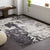 Lola Black and Light Gray Modern Area Rug 7'10" x 10'6" - The Finished Room