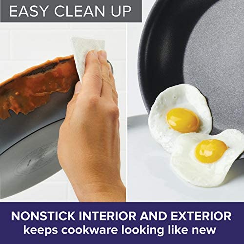 Anolon Advanced Home Hard-Anodized 14&quot; Nonstick Wok with Side Handles- Moonstone - The Finished Room