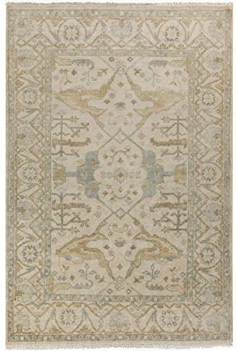 Surya Antique Home Decor Area Rug, 7&#39;9&quot; x 9&#39;9&quot;, Green, Neutral - The Finished Room