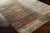 Surya Contemporary Rectangle Area Rug 5'2"x7'6" Grey-Orange Jax Collection - The Finished Room