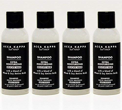 Acca Kappa White Moss Body Shampoo 75 ml Travel Bottles - Set of 4 - The Finished Room