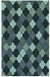 Surya Hand Tufted Geometric Accent Rug, 2-Feet by 3-Feet, Teal/Forest/Sea Foam - The Finished Room