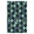 Surya Hand Tufted Geometric Accent Rug, 2-Feet by 3-Feet, Teal/Forest/Sea Foam - The Finished Room