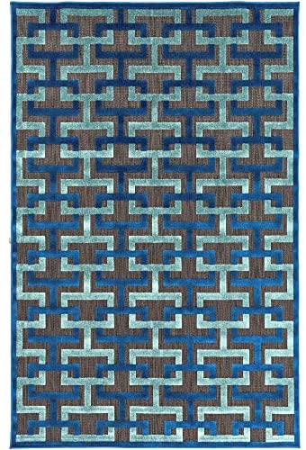 Whitaker Portera black Indoor / Outdoor Area Rug 5&#39; x 7&#39;6 - The Finished Room