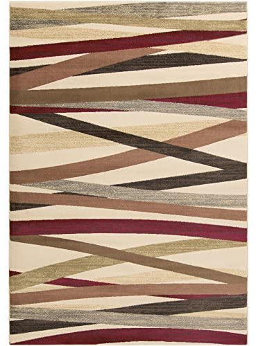 Emmett Brown and Black Modern Area Rug 2&#39; x 7&#39;5&quot; - The Finished Room