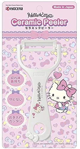 Kyocera ceramic peeler Hello Kitty White Made in Japan - The Finished Room