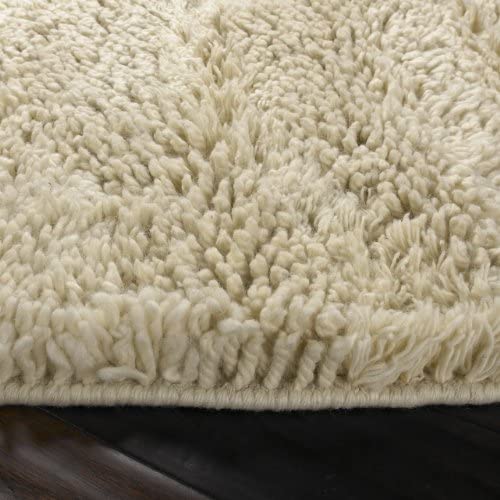 Surya Berkley 8&#39; x 10&#39;6&quot; Hand Tufted Wool Shag Rug in Ivory - The Finished Room